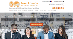 Desktop Screenshot of eurolondon.fr